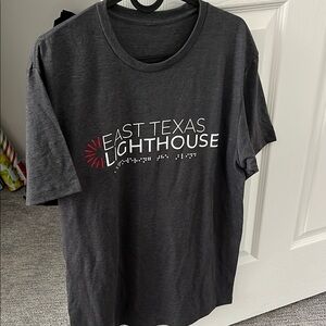 East Texas Lighthouse Gray T-Shirt